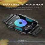 KT79 1,96 Zoll Farbdisplay Smart Watch, unterstützt Bluetooth-Anrufe/Gesundheitsüberwachung – Bild 6