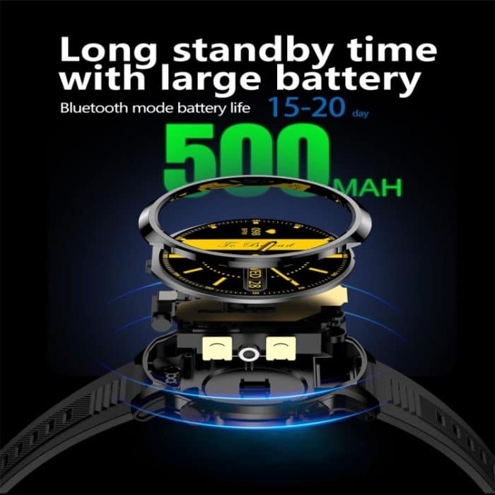 EX100 1,95 Zoll Farbbildschirm Smart Watch, unterstützt Bluetooth-Anrufe/Gesundheitsüberwachung – Bild 5