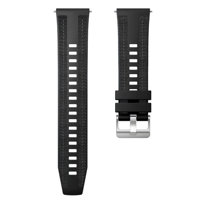 Push Connector 22 mm Hybrid-Uhrenarmband aus Nylon und Silikon, For Garmin Venu 3 – Bild 7