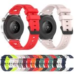 Uhrenarmband aus Silikon mit gepunkteter schwarzer Schnalle, For Garmin Watch 22mm – Bild 3