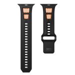 Zweifarbiges Uhrenarmband aus Silikon mit umgekehrter Mesh-Schnalle, For Apple Watch 46mm / 49mm / 45mm / 44mm, For Apple Watch 42mm / 41mm / 40mm / 38mm – Bild 7