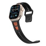 Zweifarbiges Uhrenarmband aus Silikon mit umgekehrter Mesh-Schnalle, For Apple Watch 46mm / 49mm / 45mm / 44mm, For Apple Watch 42mm / 41mm / 40mm / 38mm – Bild 8