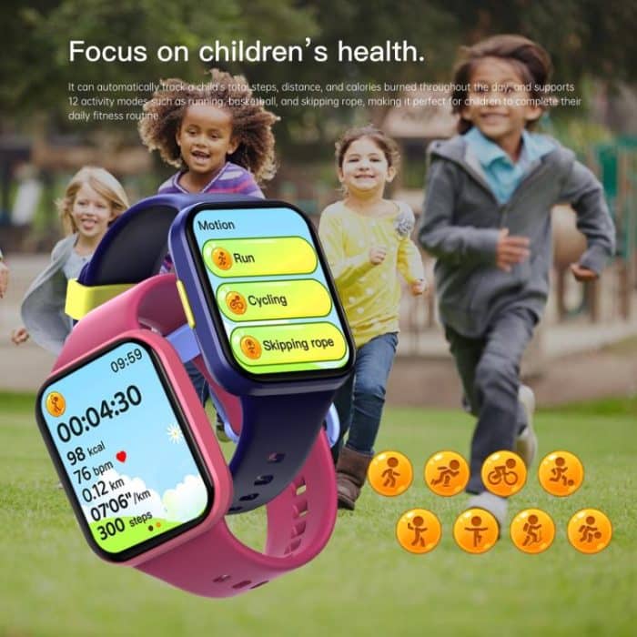 Wish 6 1,69 Zoll TFT-Farbbildschirm IP68 wasserdichte Smart Watch für Kinder – Bild 6