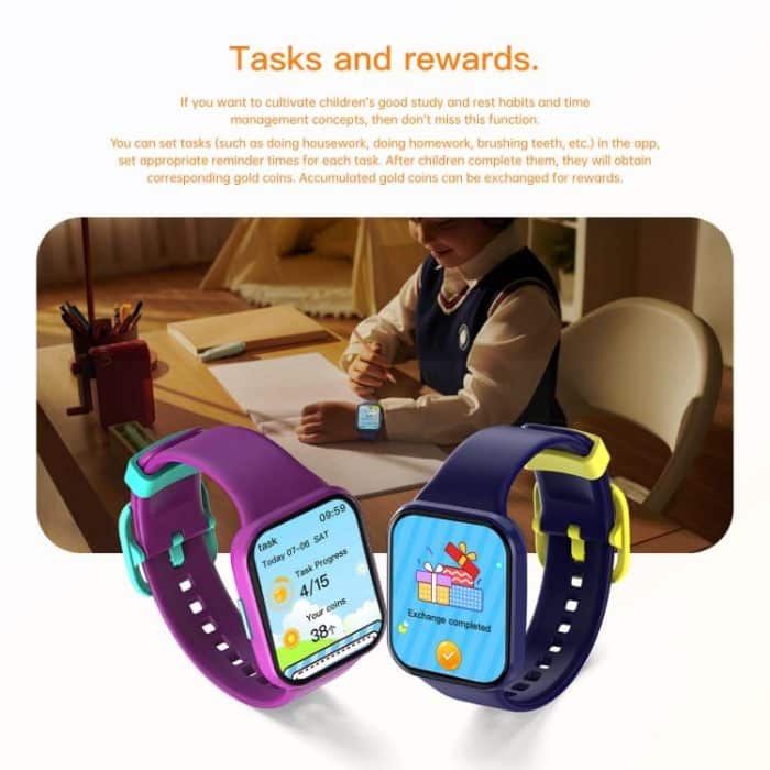 Wish 6 1,69 Zoll TFT-Farbbildschirm IP68 wasserdichte Smart Watch für Kinder – Bild 9