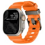 Wild Path Uhrenarmband aus dickem Silikon mit grauer Schnalle, For Apple Watch 46mm / 49mm / 45mm / 44mm