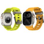 Wild Path Uhrenarmband aus dickem Silikon mit grauer Schnalle, For Apple Watch 46mm / 49mm / 45mm / 44mm – Bild 3