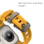 Wild Path Uhrenarmband aus dickem Silikon mit grauer Schnalle, For Apple Watch 46mm / 49mm / 45mm / 44mm – Bild 5
