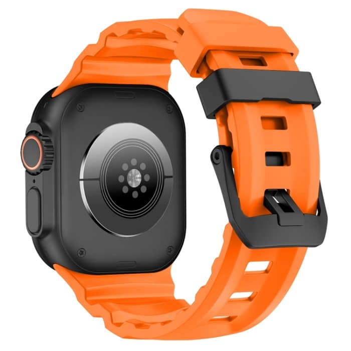 Wild Path Uhrenarmband aus dickem Silikon mit schwarzer Schnalle, For Apple Watch 46mm / 49mm / 45mm / 44mm – Bild 6