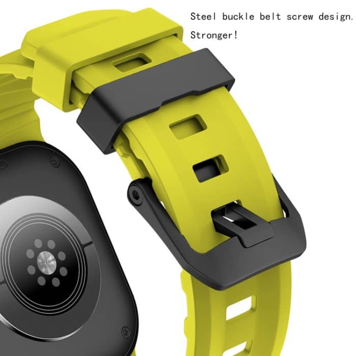 Wild Path Uhrenarmband aus dickem Silikon mit schwarzer Schnalle, For Apple Watch 46mm / 49mm / 45mm / 44mm – Bild 5