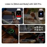 Q23 Pro 1,83-Zoll-Farbbildschirm IP68 wasserdichte Bluetooth-Anruf-Smartwatch, unterstützt Gesundheitsüberwachung – Bild 3