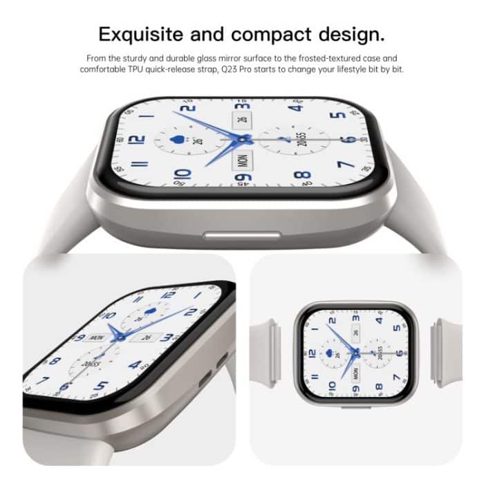 Q23 Pro 1,83-Zoll-Farbbildschirm IP68 wasserdichte Bluetooth-Anruf-Smartwatch, unterstützt Gesundheitsüberwachung – Bild 4