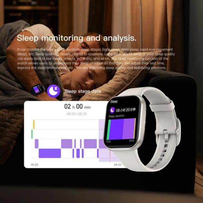 Q23 Pro 1,83-Zoll-Farbbildschirm IP68 wasserdichte Bluetooth-Anruf-Smartwatch, unterstützt Gesundheitsüberwachung – Bild 9