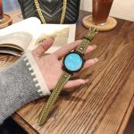 18 mm Lederarmband mit Prägung in Herzform, For Garmin Forerunner 265S – Bild 7