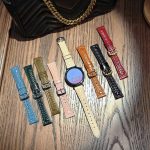 20 mm herzförmiges geprägtes Lederuhrenarmband, For Garmin Forerunner 165 – Bild 3