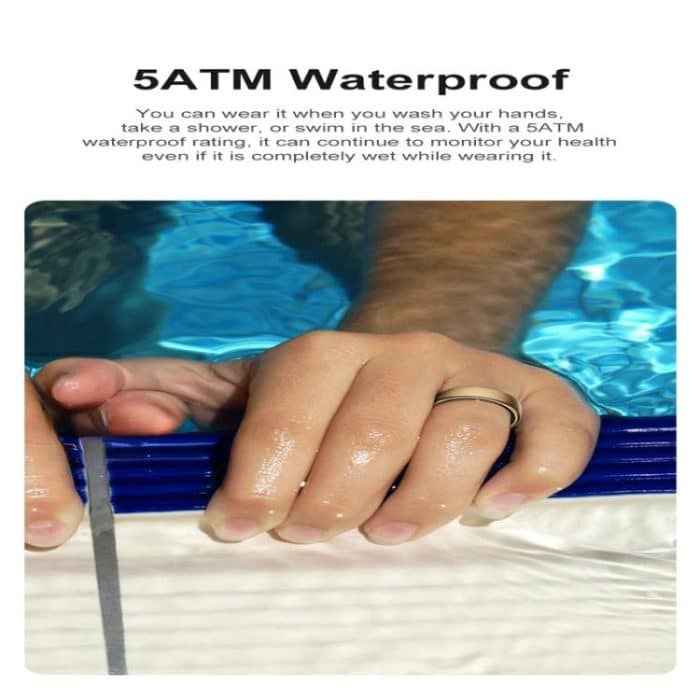 R10 SIZE 7 Smart Ring, unterstützt Herzfrequenz / Blutsauerstoff / Schlaf / mehrere Sportmodi – Bild 6