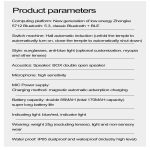 W100 Smart Glasses, unterstützt KI-Konversation / intelligente KI-Übersetzung / Bluetooth-Anruf – Bild 7