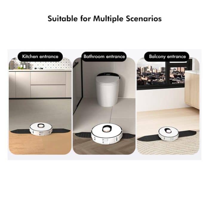 JUNSUNMAY Für Ecovacs / iRobot / Mijia / Dreame Kehrroboter Universal-Schwellenwertleisten Rampenmatte – Bild 5