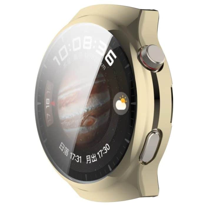 Galvanisiertes, vollständig abdeckendes TPU-Uhrenschutzgehäuse, For Huawei Watch 4 – Bild 6
