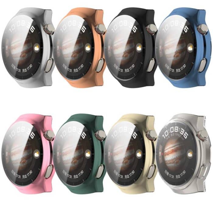 Galvanisiertes, vollständig abdeckendes TPU-Uhrenschutzgehäuse, For Huawei Watch 4 – Bild 5