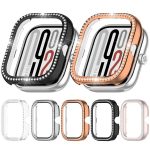 Einreihiges Diamant-Halbabdeckungs-PC-Hohluhr-Schutzgehäuse, For Redmi Watch 5 – Bild 2