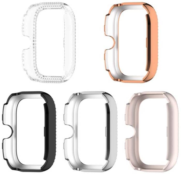 Einreihiges Diamant-Halbabdeckungs-PC-Hohluhr-Schutzgehäuse, For Redmi Watch 5 – Bild 4