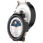 Einreihiges Diamant-Halbabdeckungs-PC-Hohluhr-Schutzgehäuse, For Huawei Watch GT5 Pro 42mm – Bild 7