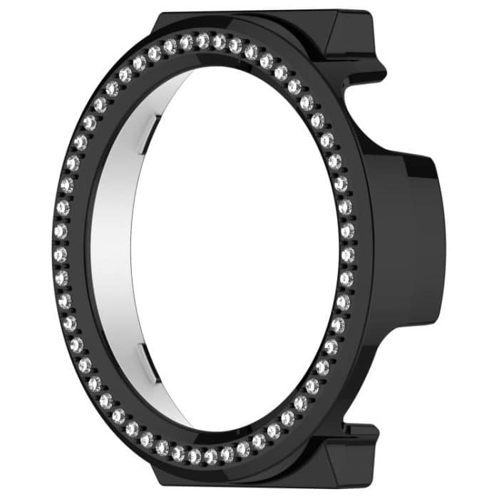 Einreihiges Diamant-Halbabdeckungs-PC-Hohluhr-Schutzgehäuse, For Huawei Watch GT5 Pro 42mm – Bild 8