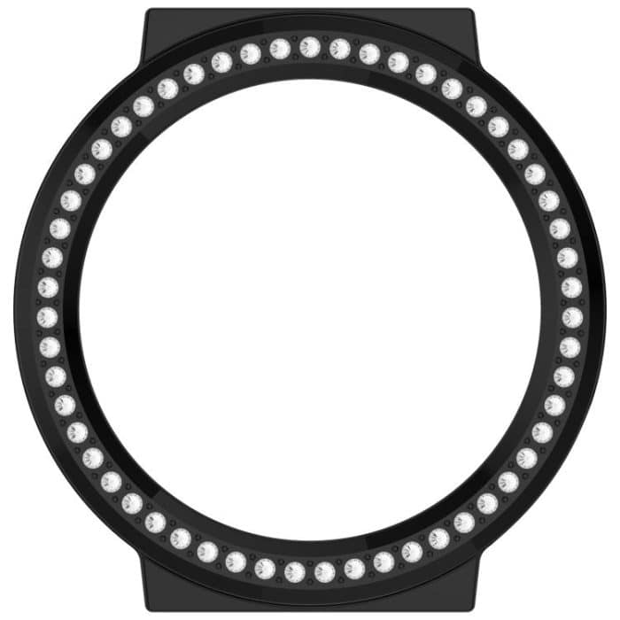 Einreihiges Diamant-Halbabdeckungs-PC-Hohluhr-Schutzgehäuse, For Huawei Watch GT5 Pro 42mm – Bild 10