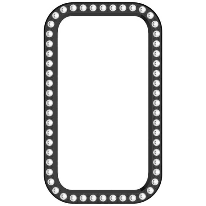 Einreihiges Diamant-Halbabdeckungs-PC-Hohluhr-Schutzgehäuse, For Huawei Band 10 / 9 / 8 – Bild 10