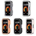 Einreihiges Diamant-Halbabdeckungs-PC-Hohluhr-Schutzgehäuse, For Huawei Band 10 / 9 / 8 – Bild 5