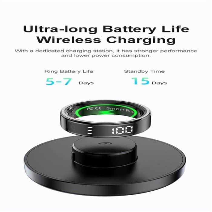 R11 SIZE 10 Smart Ring, unterstützt Herzfrequenz / Blutsauerstoff / Schlaf / mehrere Sportmodi – Bild 7