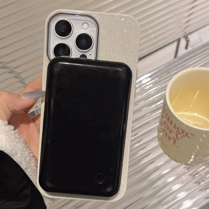 Glitzernde MagSafe Thin Circle TPU-Telefonhülle, For iPhone 14, For iPhone 14 Pro, For iPhone 14 Pro Max – Bild 4