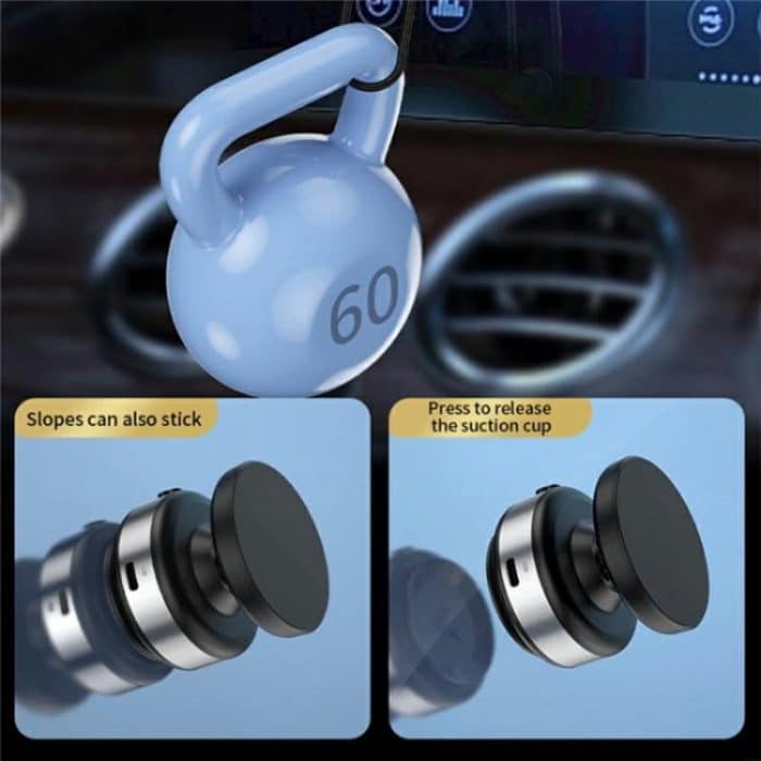 X9C For Navigation Hands-Free Driving Car Phone Mount Magnetic Suction Vacuum Holder, X9C (Black), X9C (Silver) – Bild 6