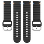 20 mm Silikon-Uhrenarmband mit gewellter Maserung und Nähten, For Garmin Forerunner 165 – Bild 6