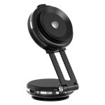 T50 Vacuum Adhesion Dual Suction Cup Car Dashboard Windshield Phone Navigation Stand, T50 (Black+Gold), T50 (Black+Silver)