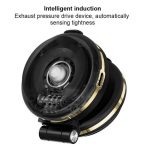 T50 Vacuum Adhesion Dual Suction Cup Car Dashboard Windshield Phone Navigation Stand, T50 (Black+Gold), T50 (Black+Silver) – Bild 6