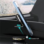 T50 Vacuum Adhesion Dual Suction Cup Car Dashboard Windshield Phone Navigation Stand, T50 (Black+Gold), T50 (Black+Silver) – Bild 7