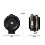 T50 Vacuum Adhesion Dual Suction Cup Car Dashboard Windshield Phone Navigation Stand, T50 (Black+Gold), T50 (Black+Silver) – Bild 8