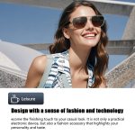 GS02 Smart Glasses, unterstützt Sprachassistenten / Bluetooth-Anrufe / Fotografie per Fernbedienung – Bild 7