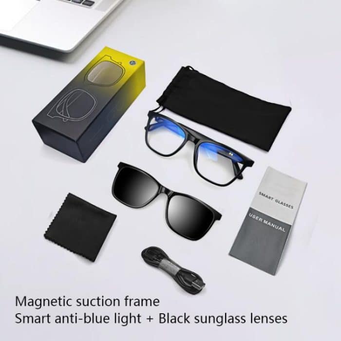 GS05 Smart Glasses, unterstützt AI Smart Chip / Bluetooth-Anruf / Ferngesteuerte Fotografie – Bild 8