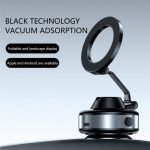 X98 Magnetic Vacuum Suction Electric Absorption Cellphone Stand Desktop Car Phone Holder, X98 (Black), X98 (Silver) – Bild 6