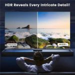 Q8-4 With Remote Control HDMI 2.1 8K 60Hz Gaming Home Theater Switcher 4x1 Adapter, US Plug, EU Plug – Bild 5