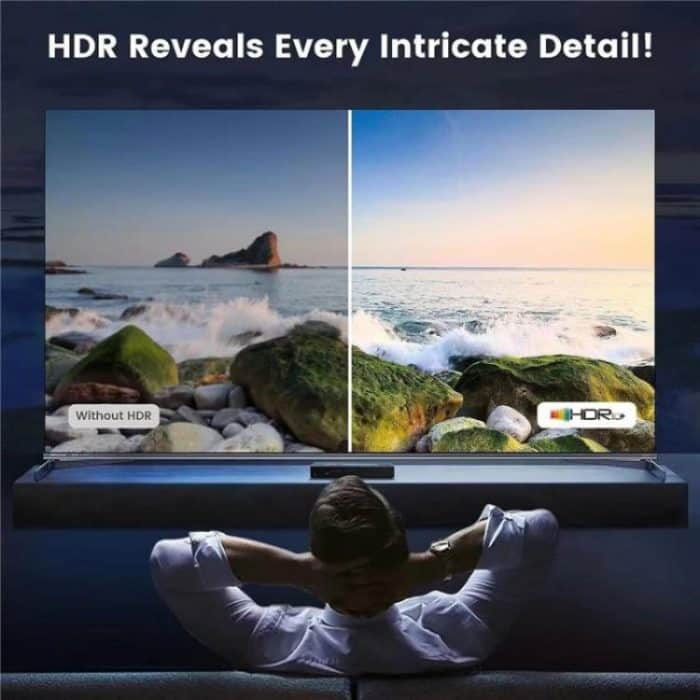 Q8-4 With Remote Control HDMI 2.1 8K 60Hz Gaming Home Theater Switcher 4x1 Adapter, US Plug, EU Plug – Bild 5