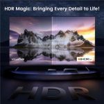 Q8-4 With Remote Control HDMI 2.1 8K 60Hz Gaming Home Theater Switcher 4x1 Adapter, US Plug, EU Plug – Bild 6