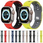 Two Tone Silicone Watch Band, For Apple Watch 46mm / 49mm / 45mm / 44mm, For Apple Watch 42mm / 41mm / 40mm / 38mm – Bild 2