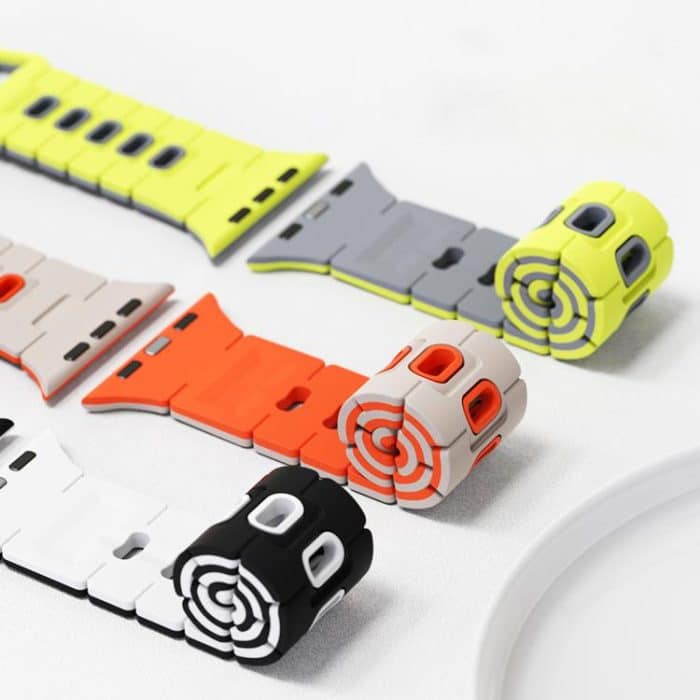 Two Tone Silicone Watch Band, For Apple Watch 46mm / 49mm / 45mm / 44mm, For Apple Watch 42mm / 41mm / 40mm / 38mm – Bild 4