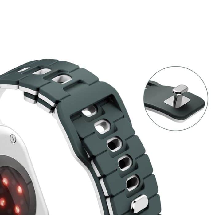 Two Tone Silicone Watch Band, For Apple Watch 46mm / 49mm / 45mm / 44mm, For Apple Watch 42mm / 41mm / 40mm / 38mm – Bild 5