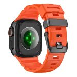 Black Buckle Field Path Fluororubber Watch Band, For Apple Watch 46mm / 49mm / 45mm / 44mm – Bild 7