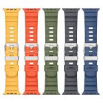 Titanium Buckle Field Path Fluororubber Watch Band, For Apple Watch 46mm / 49mm / 45mm / 44mm – Bild 3