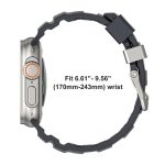 Titanium Buckle Field Path Fluororubber Watch Band, For Apple Watch 46mm / 49mm / 45mm / 44mm – Bild 4